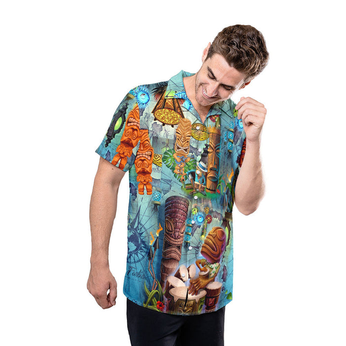The Tiki Bar Is Open Unisex Hawaiian Shirt