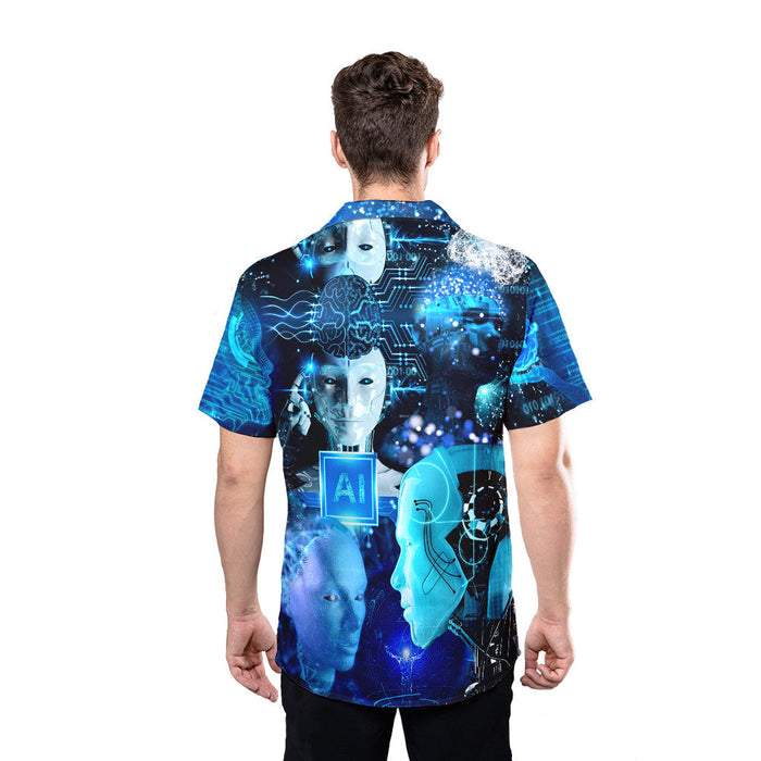 AI Is Making Our Life Easier Unisex Hawaiian Shirt