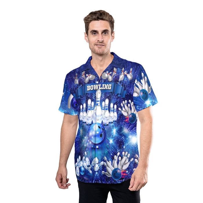 Unique Bowling Shirts - Custom Bowling Makes My Day Unisex Hawaiian Shirt