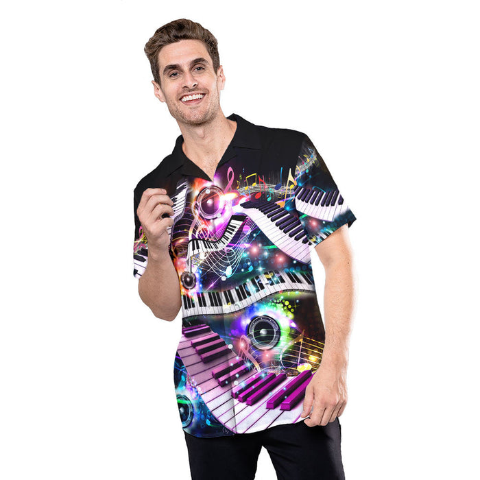 Piano Shirt - All Of Me Piano Is Life Music Hawaiian Shirt