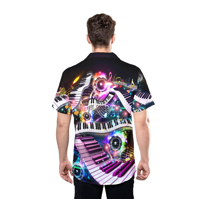 Piano Shirt - All Of Me Piano Is Life Music Hawaiian Shirt