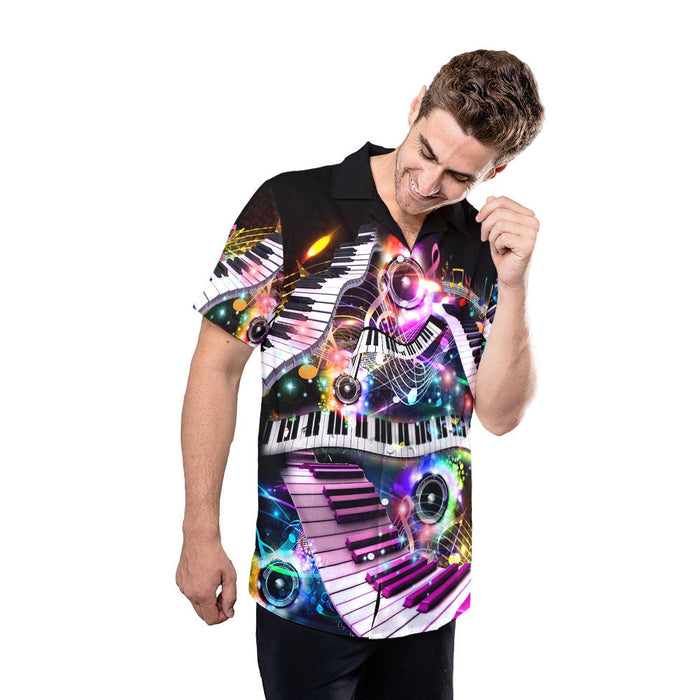 Piano Shirt - All Of Me Piano Is Life Music Hawaiian Shirt