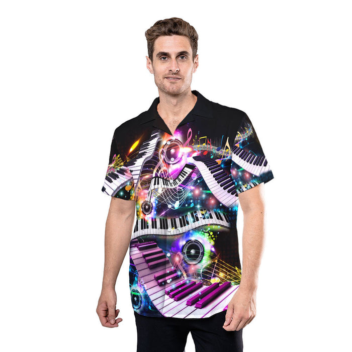 Piano Shirt - All Of Me Piano Is Life Music Hawaiian Shirt