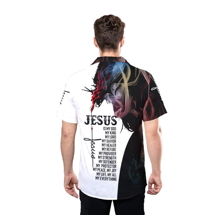 Jesus Shirt - Jesus Crucifixion Salvation Prayer Of Hope Unique Hawaiian Shirt