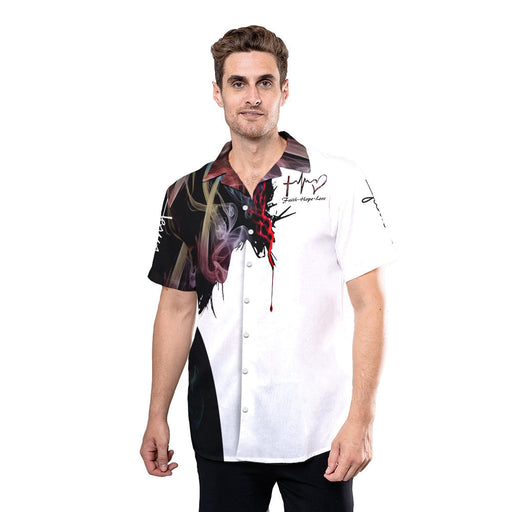 Jesus Shirt - Jesus Crucifixion Salvation Prayer Of Hope Unique Hawaiian Shirt