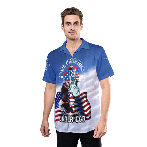 One Nation Under God - July 4 2021 Hawaiian Shirt