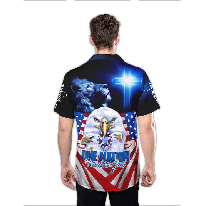 One Nation Under God - Fourth Of July 2021 Hawaiian Shirt