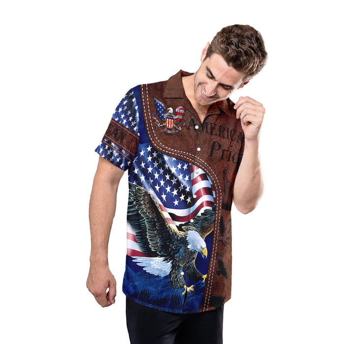 American Pride Patriotism Unisex Hawaiian Shirt