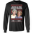 and May All Your Christmases Bea White Long Sleeve Shirt Dorothy and Rose The Golden Girls Christmas