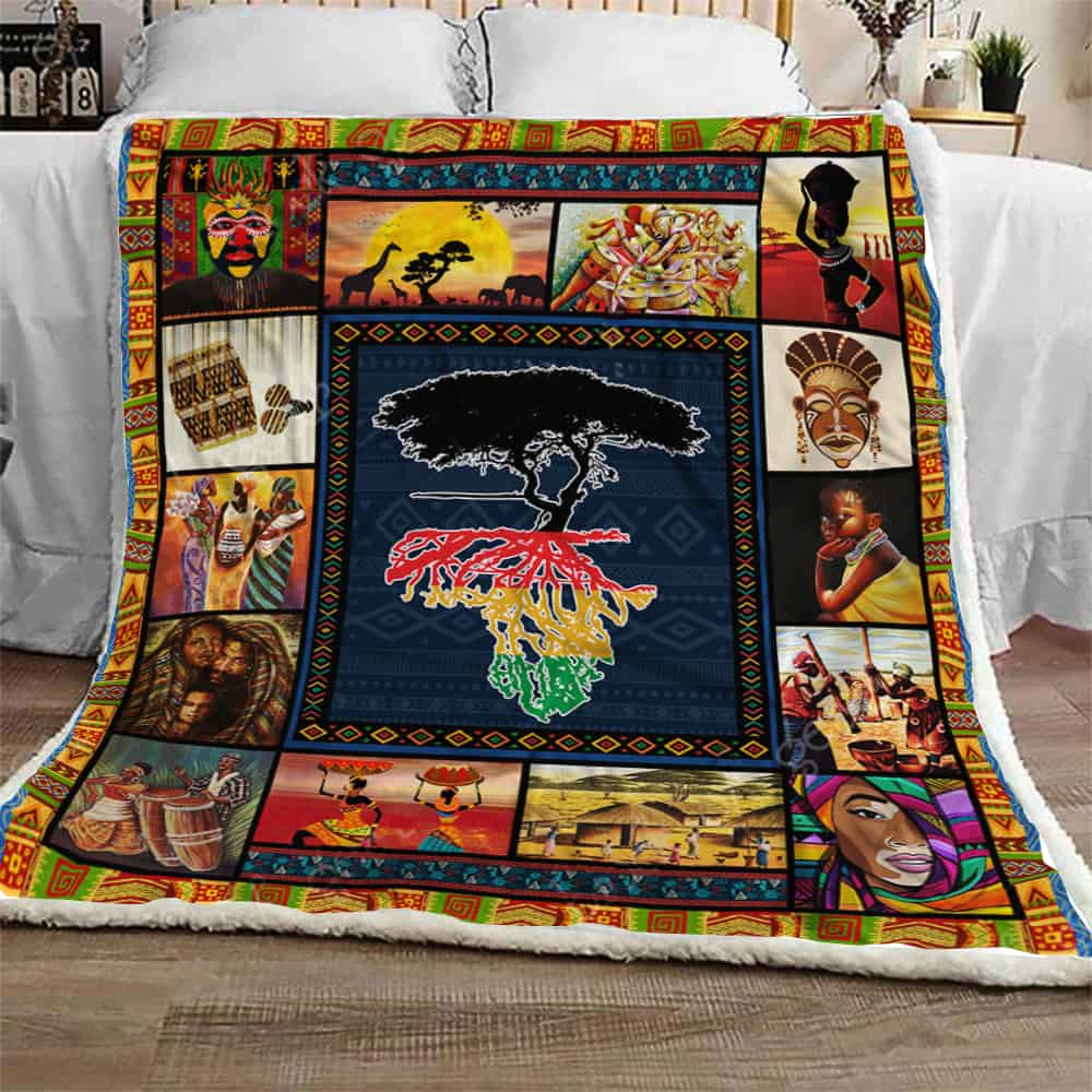 Black Roots - Fleece Blanket